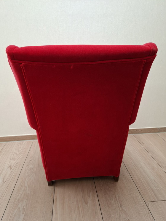 Image 1 of 2x vintage fauteuils - rood