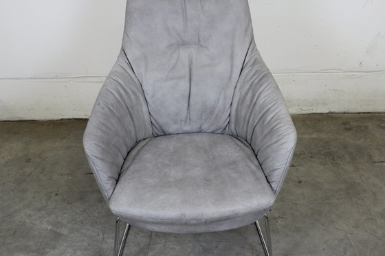 Image 1 of Leren fauteuil Ewald Schillig fauteuil lounge stoel clubfauteuil