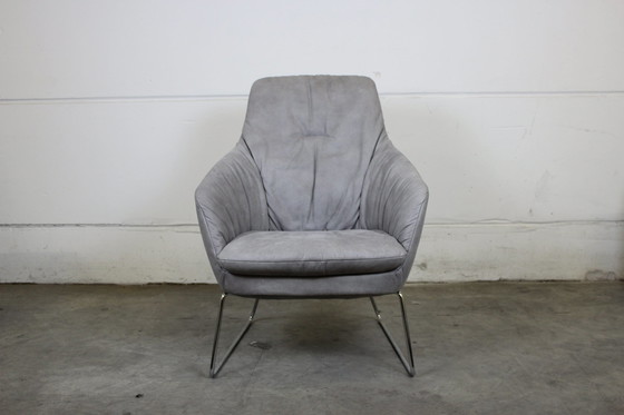 Image 1 of Leren fauteuil Ewald Schillig fauteuil lounge stoel clubfauteuil