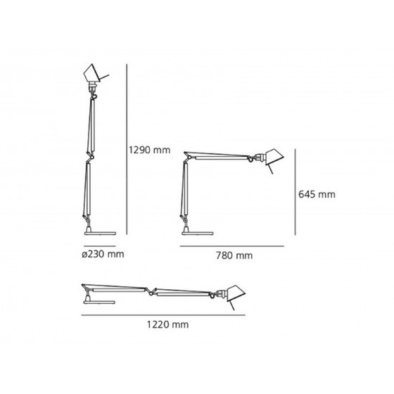 Image 1 of Artemide Tolomeo Tavolo LED met dimmer Design Michelle DeLucchi