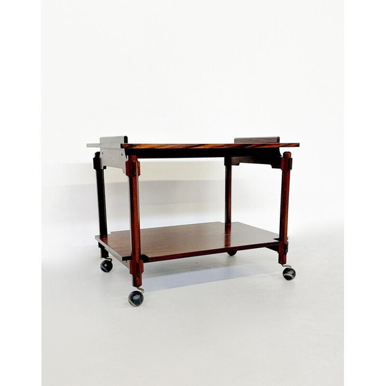 Image 1 of Vintage houten serveertafel