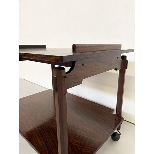 Vintage houten serveertafel