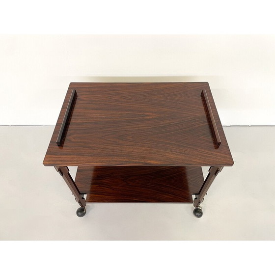 Image 1 of Vintage houten serveertafel