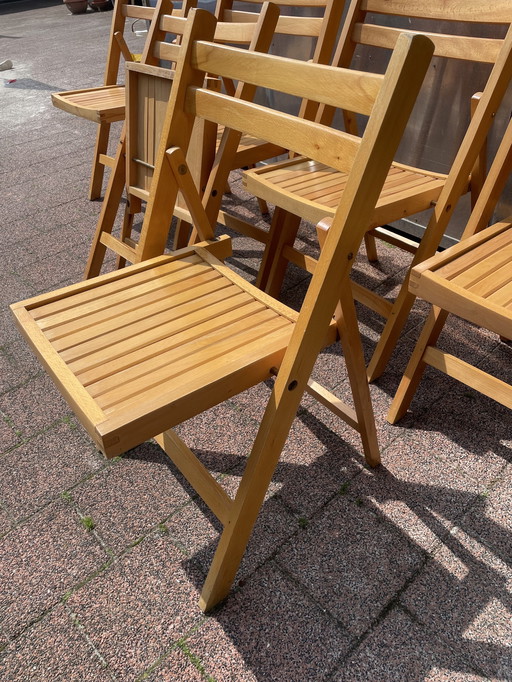 6x C.T.C folding chairs