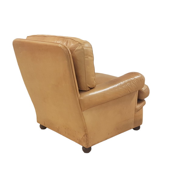 Image 1 of Poltrona Frau fauteuil met voetenbank