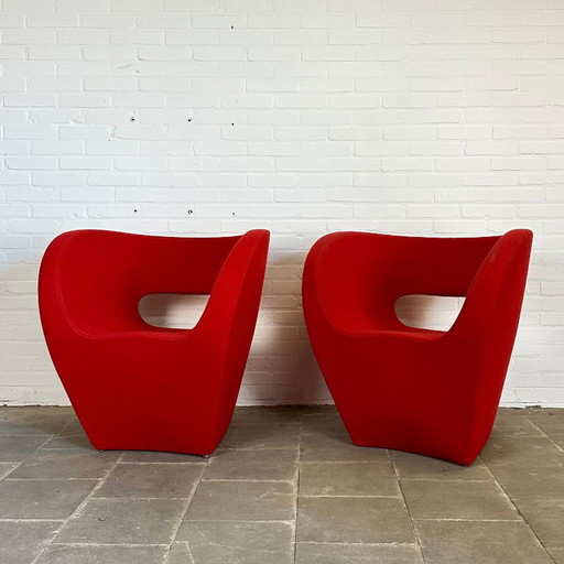 Set van Twee Little Albert Fauteuils van Ron Arad voor Moroso