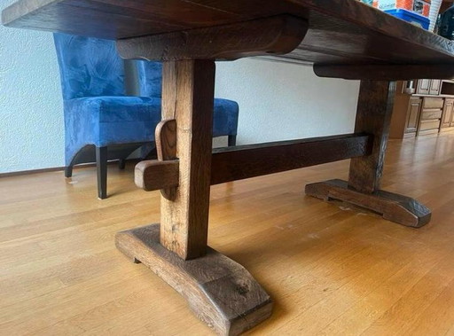 Massief Houten Eettafel