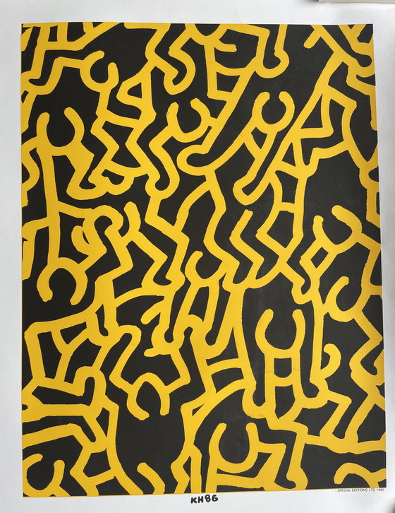 Image 1 of Keith Haring, speciale editie "Keith Haring Playboy KH86" 1990