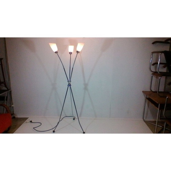 Image 1 of Vintage chromen vloerlamp "type 101" van Lidokov