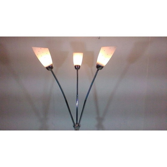 Image 1 of Vintage chromen vloerlamp "type 101" van Lidokov