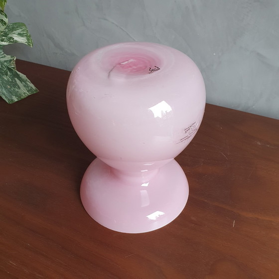 Image 1 of Vintage Ikea Barbro Vaas Roze