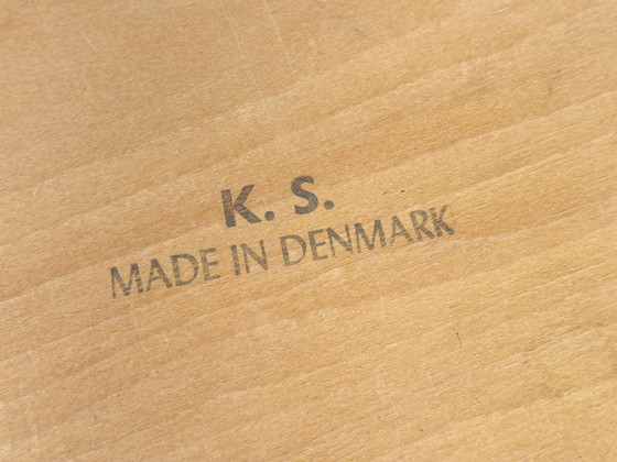 Image 1 of Eetkamerstoelen van teak en leer van Korup Stolefabrik, jaren 1960, set van 6