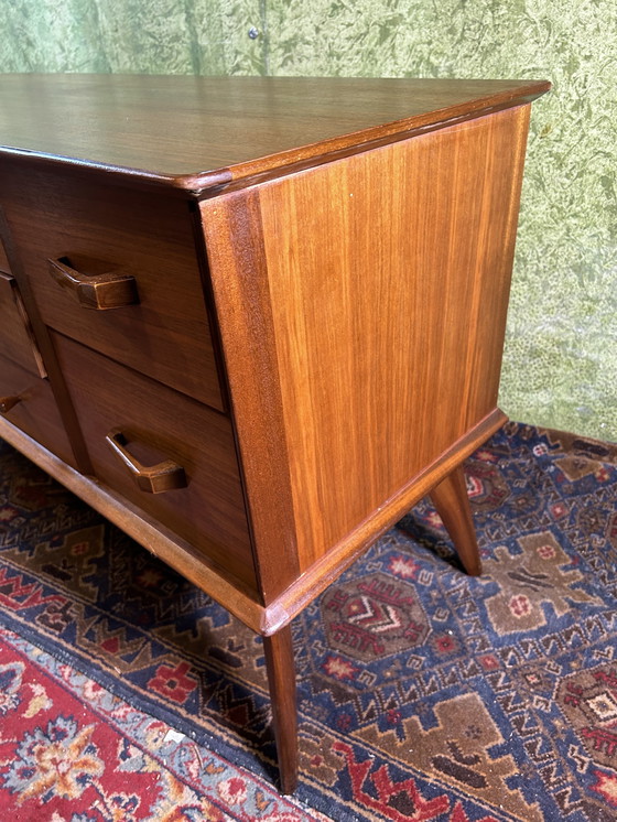 Image 1 of Mid century retro vintage teak dressoir van Alfred Cox 1960