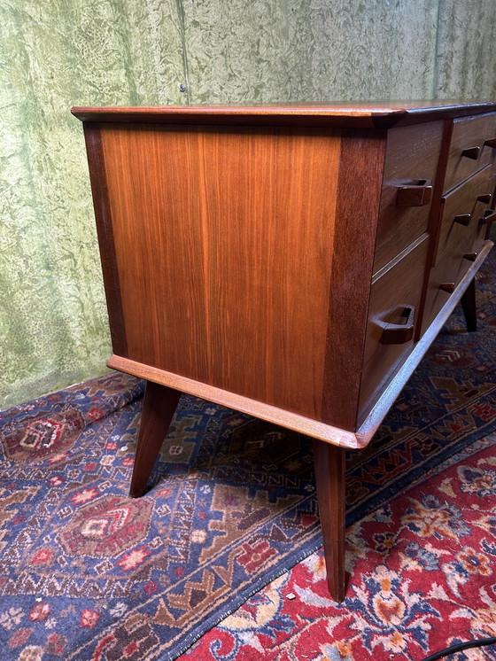 Image 1 of Mid century retro vintage teak dressoir van Alfred Cox 1960