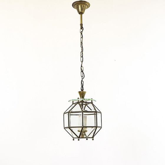 Image 1 of Hollywood Regency Hanglamp / Lantaarn