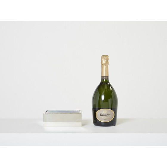 Image 1 of Vintage zilver geglazuurd keramiek juwelendoosje van Crevillen Paris, 1970