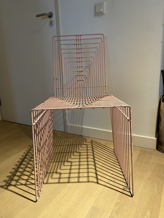 Image 1 of Max Sauze  1970 Wire Dining Chair