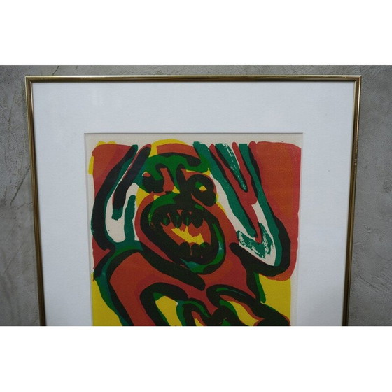 Image 1 of Vintage abstracte litho van Bengt Lindström, Zweden 1970