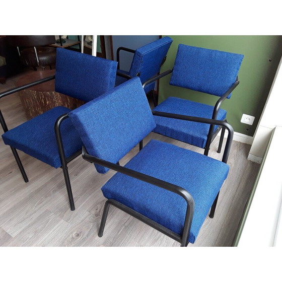 Image 1 of Set van 4 vintage fauteuils van Pierre Guariche, 1950