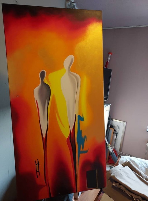 Kunst Schilderes  Wil  Leeflang  