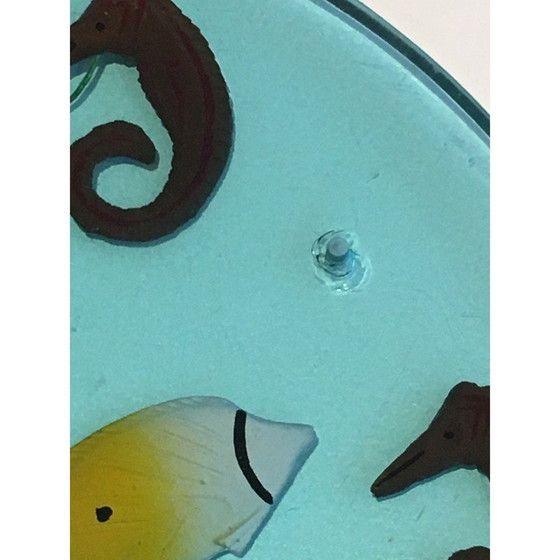 Image 1 of Set van 4 vintage dienbladen van hars, Frans 1970