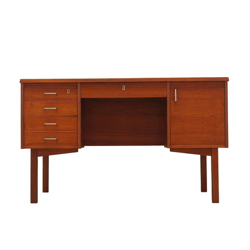 Teakhouten bureau, Deens ontwerp, 1970S, Productie: Denemarken