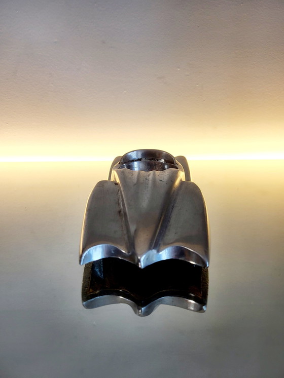 Image 1 of Vintage Batmobile Asbak, Mercedes Benz Ssk, Massief Gegoten Aluminium, Jaren 50