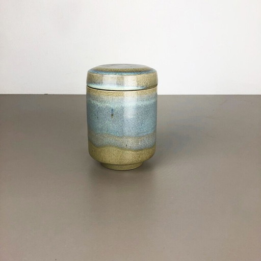 Vintage abstracte keramieken vaas van Wendelin Stahl, Duitsland 1970