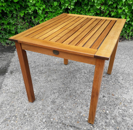 Image 1 of Teak and Garden Thornton tuintafel 99x77x70(h) cm