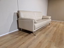 Leolux Bora Balanza 3 zits Bank Crème Leder design Axel Enthoven 