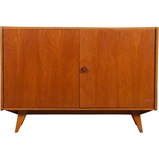 Image 1 of Vintage ladekast model U-450 in eikenfineer van Jiroutek voor Interier Praha, Tsjecho-Slowakije 1960