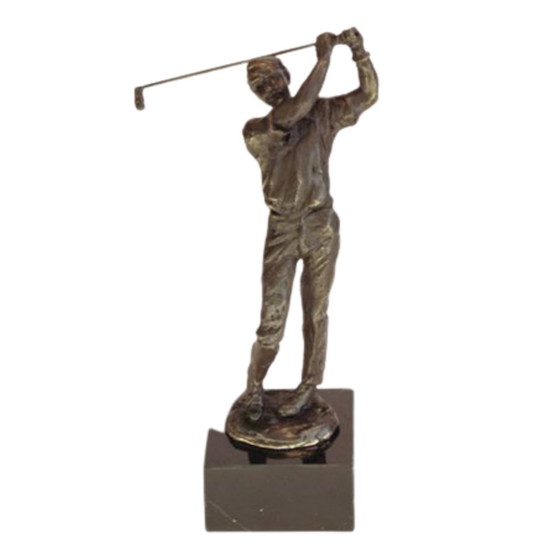 Image 1 of Ger van Tankeren---De Golfer  (zeer fraaie sportprijs)