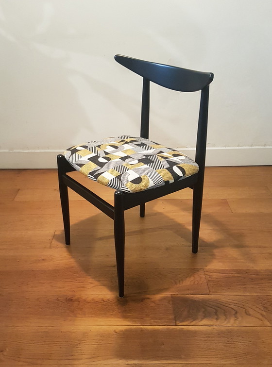 Image 1 of 2x vintage Deens design stoelen uit de 50