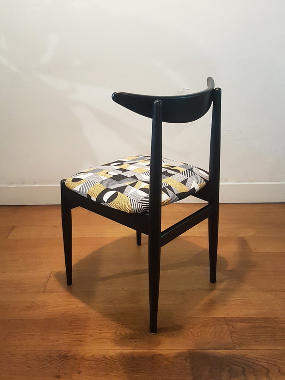 Image 1 of 2x vintage Deens design stoelen uit de 50