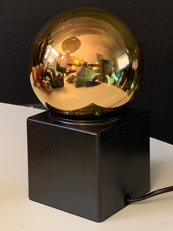 Image 1 of Philips Spiegel Bollamp Vintage Goud