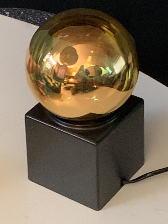 Image 1 of Philips Spiegel Bollamp Vintage Goud