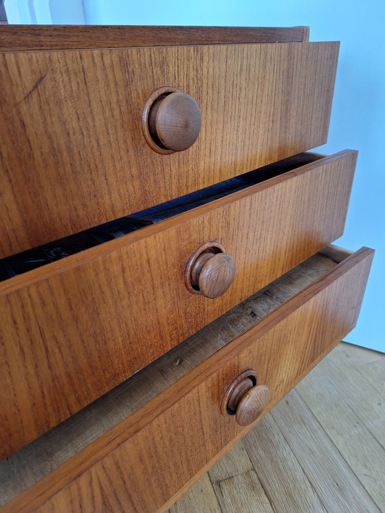 Image 1 of 3-Ladenkast Door Svensk Möbelindustri, Vintage, Skandinavian Design