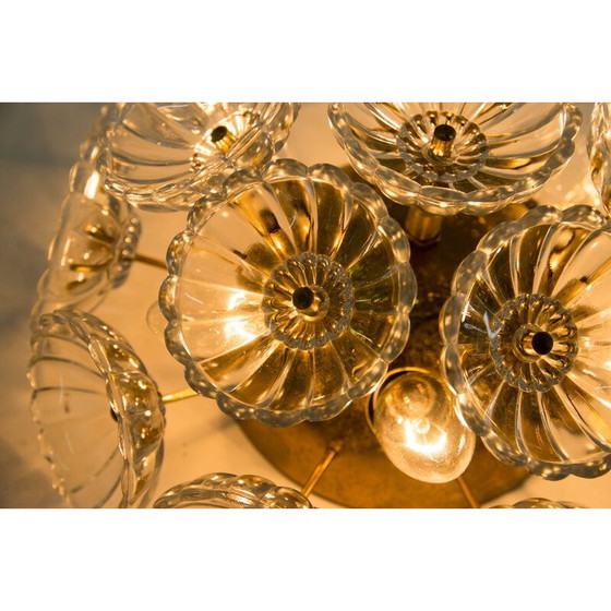 Image 1 of Vintage Dandelion wandlamp van Veb, Duitsland 1960