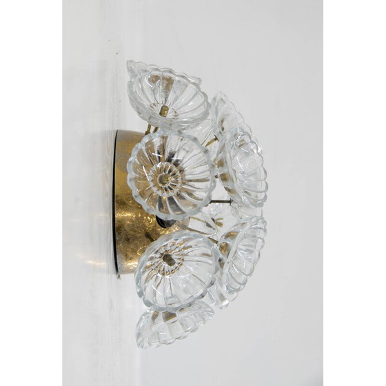 Image 1 of Vintage Dandelion wandlamp van Veb, Duitsland 1960