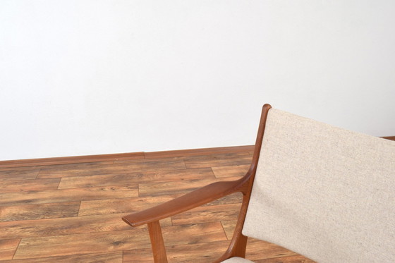 Image 1 of Mid Century Deense Teakhouten Eetkamerstoelen van Johannes Andersen voor Uldum Møbelfabrik, 1960, Set van 2