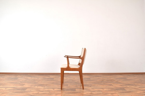 Image 1 of Mid Century Deense Teakhouten Eetkamerstoelen van Johannes Andersen voor Uldum Møbelfabrik, 1960, Set van 2