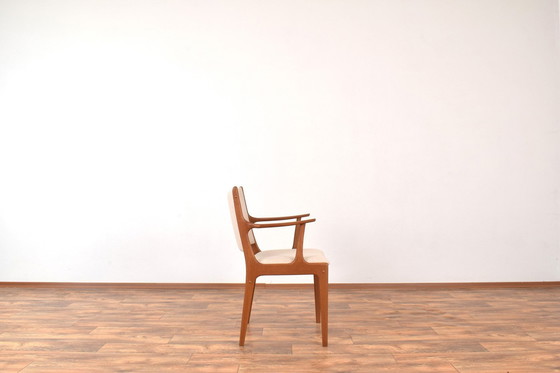Image 1 of Mid Century Deense Teakhouten Eetkamerstoelen van Johannes Andersen voor Uldum Møbelfabrik, 1960, Set van 2