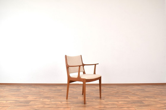 Image 1 of Mid Century Deense Teakhouten Eetkamerstoelen van Johannes Andersen voor Uldum Møbelfabrik, 1960, Set van 2