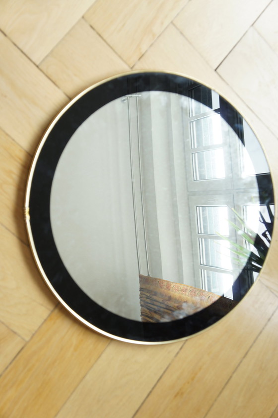 Image 1 of 2x wandspiegel vintage jaren 50