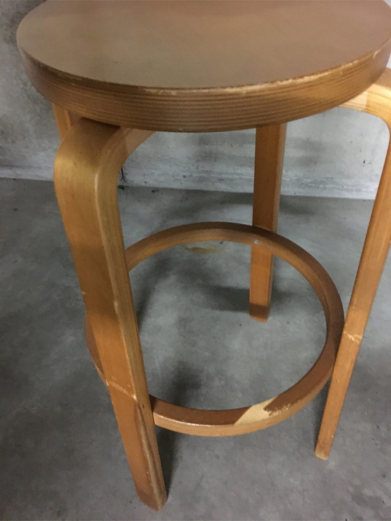 Image 1 of 3x Artes Alvar Aalto hoge kruk