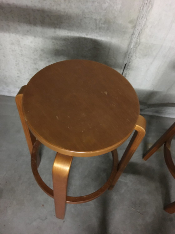 Image 1 of 3x Artes Alvar Aalto hoge kruk