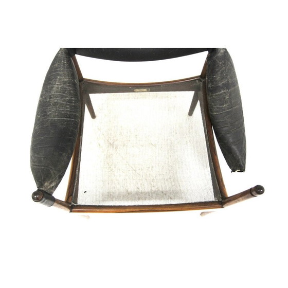 Image 1 of Vintage "Modus" leren fauteuil van Kristian Vedel voor Søren Willadesen Møbelfabrik, Denemarken 1960