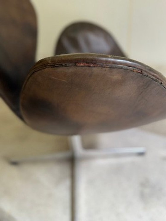 Image 1 of Swan fauteuil Arne Jacobsen Voor Fritz Hansen 1e Editie.