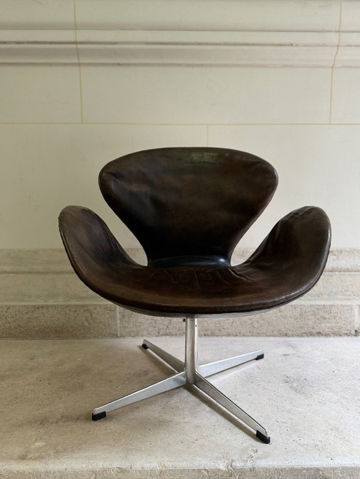 Swan fauteuil Arne Jacobsen Voor Fritz Hansen 1e Editie.