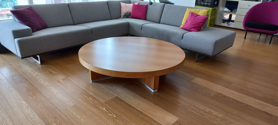 Image 1 of Massief Houten Design Salontafel - Rond